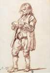Greuze Jean-Baptiste Study for The Paralytic. Study of a Boy Carrying a Cup - Hermitage